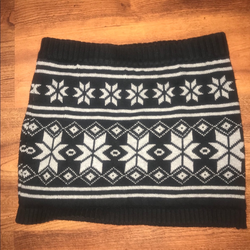 sweater mini skirt